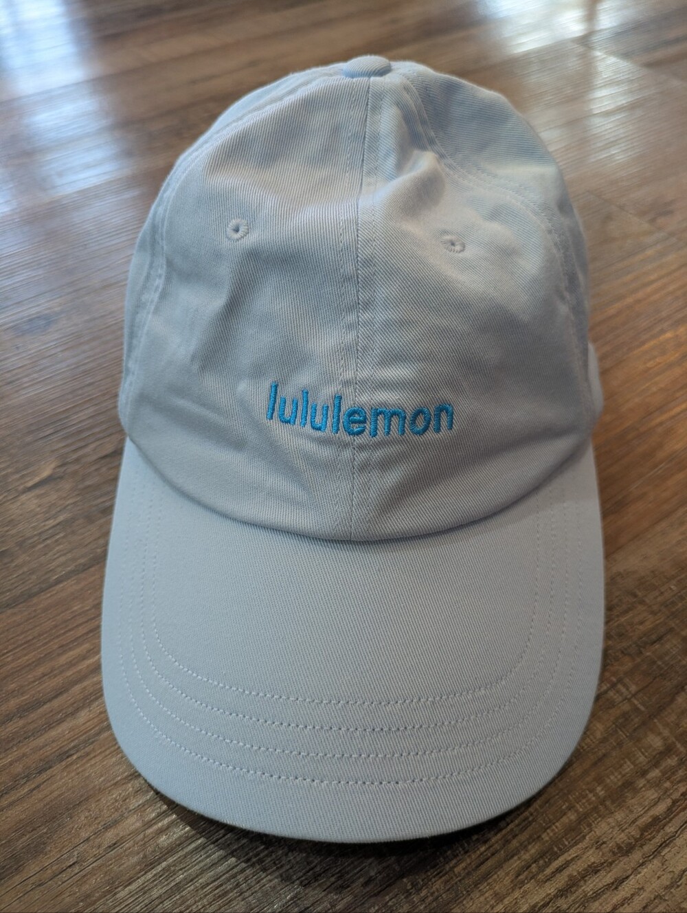 Lululemon Unisex Classic Ball Cap Wordmark Logo Windmill/Kayak Blue Sz S/M